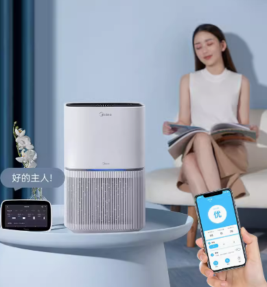 美的家用空氣凈化器Z1，讓你的家居空氣煥然一新！