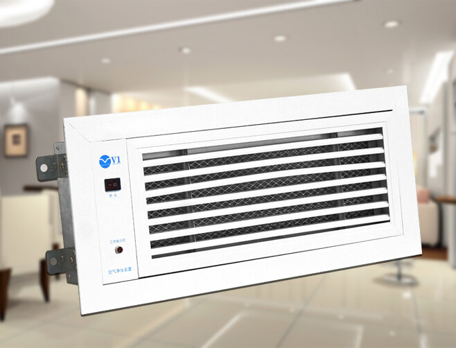 應(yīng)在集中空調(diào)回風(fēng)口等處安裝回風(fēng)式空氣凈化消毒器